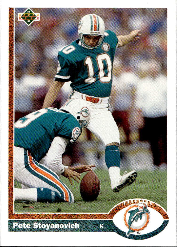 PETE STOYANOVICH 1991 Upper Deck NFL