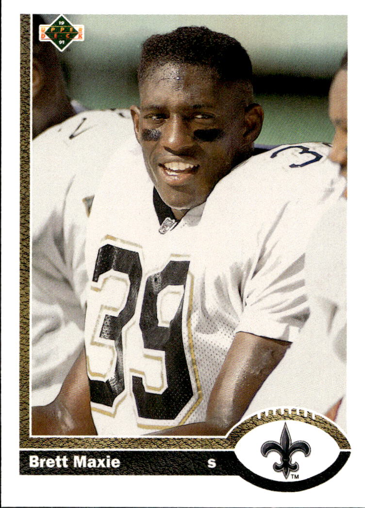 BRETT MAXIE 1991 Upper Deck NFL