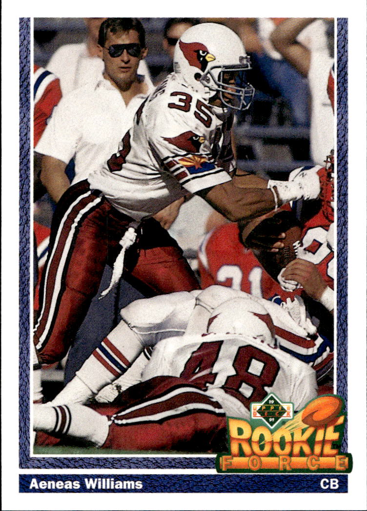 Rookie Force AENEAS WILLIAMS 1991 Upper Deck NFL
