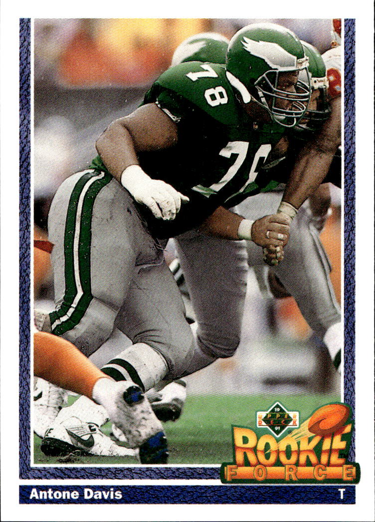 Rookie Force ANTONE DAVIS 1991 Upper Deck NFL