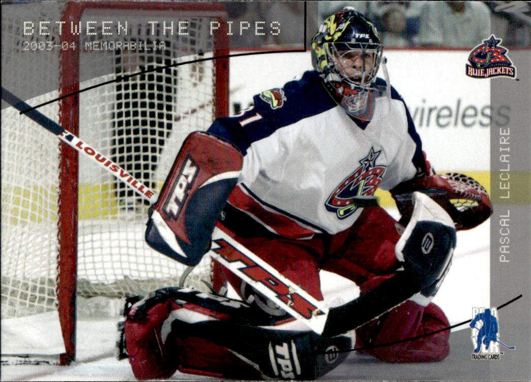 PASCAL LECLAIRE 03-04 In the Game Be A Player Memorabilia