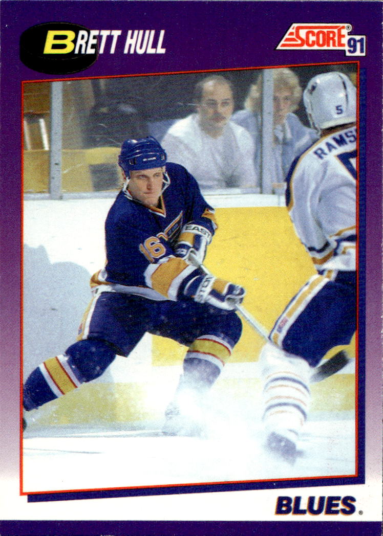 BRETT HULL 91-92 Score American