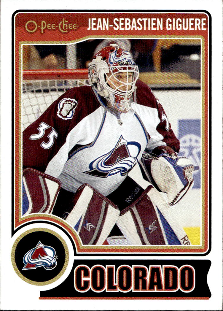 JEAN-SEBASTIEN GIGUERE 14-15 UD O-Pee-Chee (naražený růžek)