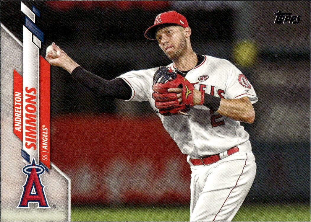 ANDRELTON SIMMONS 2020 Topps Series 2 Baseball