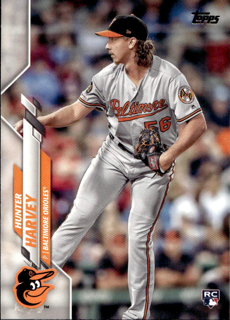 Rookie HUNTER HARVEY 2020 Topps Series 2 Baseball