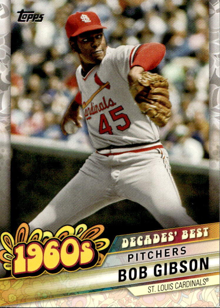Decades' Best 1960 BOB GIBSON 2020 Topps Series 2 Baseball