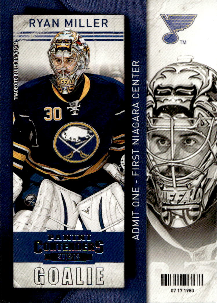 RYAN MILLER 13-14 Panini Playoff Contenders