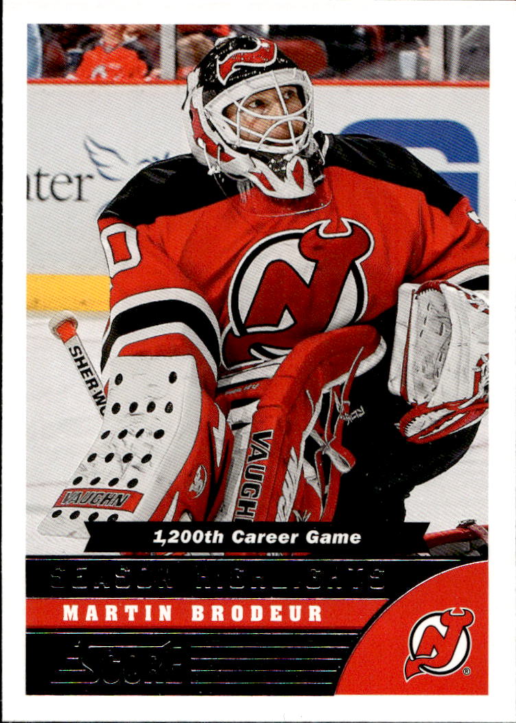 Season Highlights MARTIN BRODEUR 13-14 Panini Score Hockey