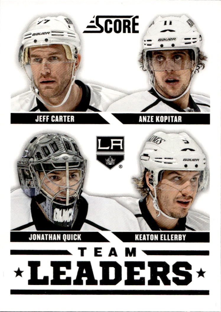 Team Leaders CARTER/KOPITAR/QUICK/ELLERBY 13-14 Panini Score Hockey