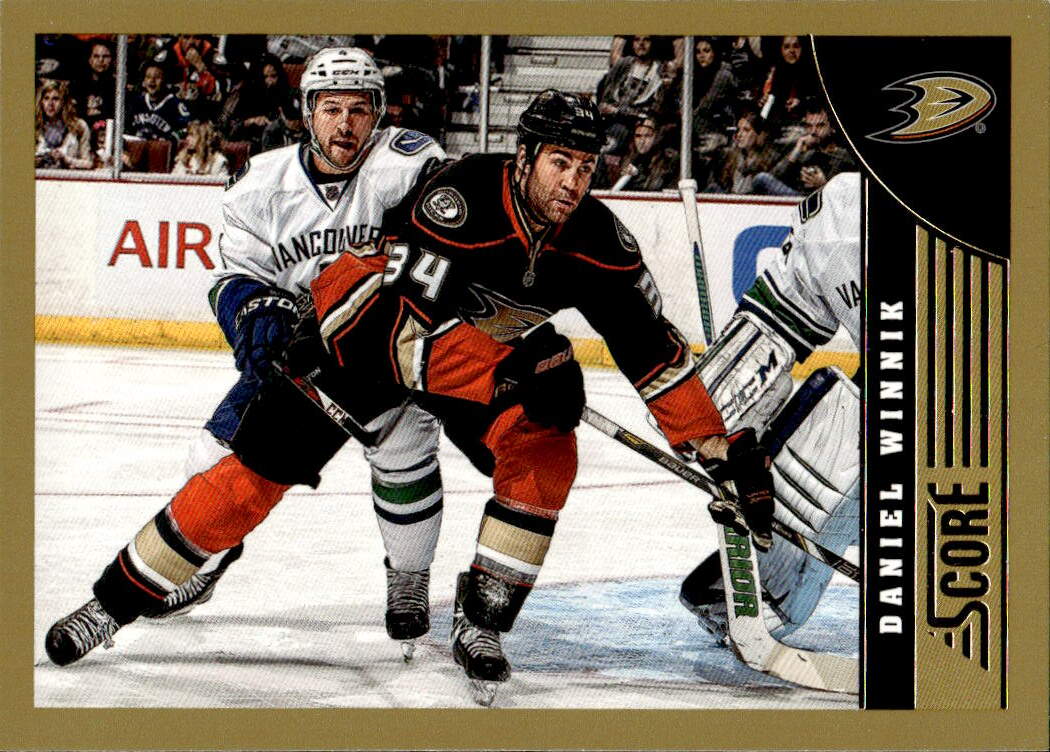 Gold DANIEL WINNIK 13-14 Panini Score Hockey