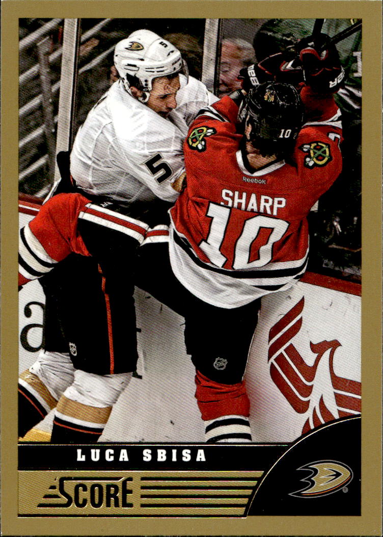 Gold LUCA SBISA 13-14 Panini Score Hockey