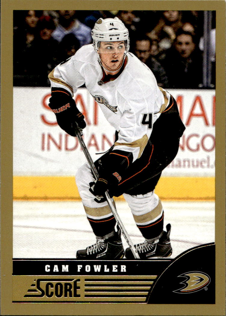 Gold CAM FOWLER 13-14 Panini Score Hockey