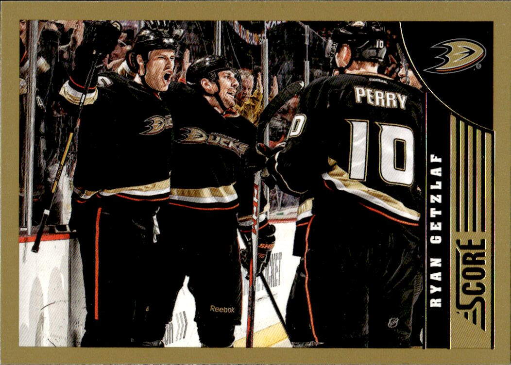 Gold RYAN GETZLAF 13-14 Panini Score Hockey