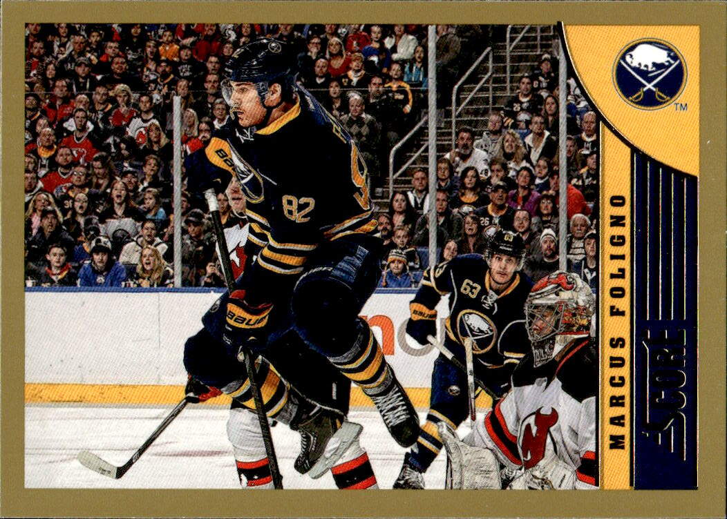 Gold MARCUS FOLIGNO 13-14 Panini Score Hockey