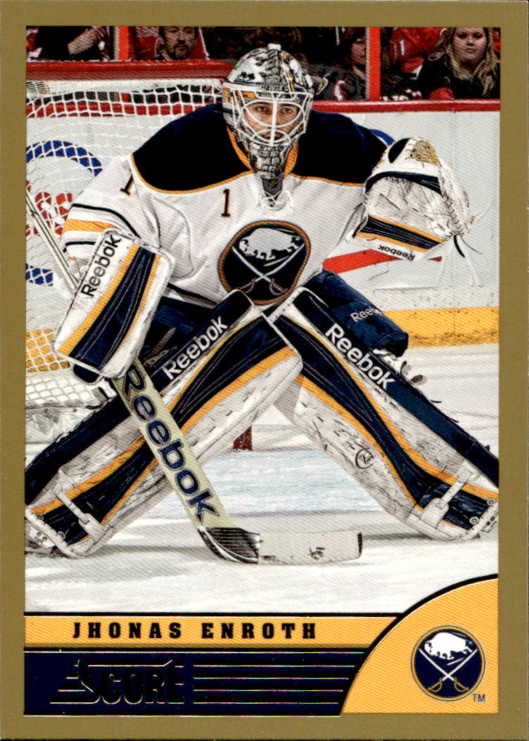 Gold JHONAS ENROTH 13-14 Panini Score Hockey