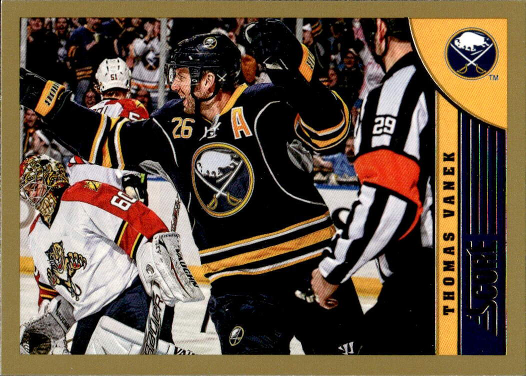 Gold THOMAS VANEK 13-14 Panini Score Hockey