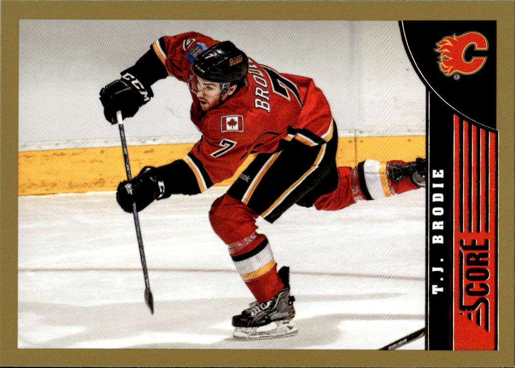 Gold T.J. BRODIE 13-14 Panini Score Hockey