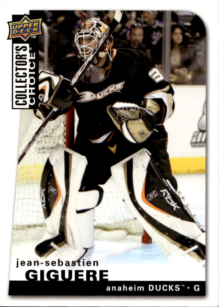 JEAN-SEBASTIEN GIGUERE 08-09 UD Collector's Choice (lehce horší růžek)