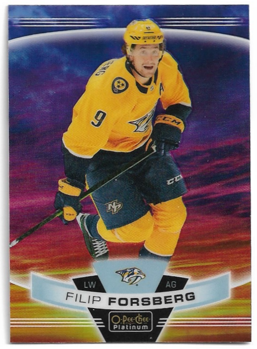 Sunset FILIP FORSBERG 19-20 UD O-Pee-Chee OPC Platinum
