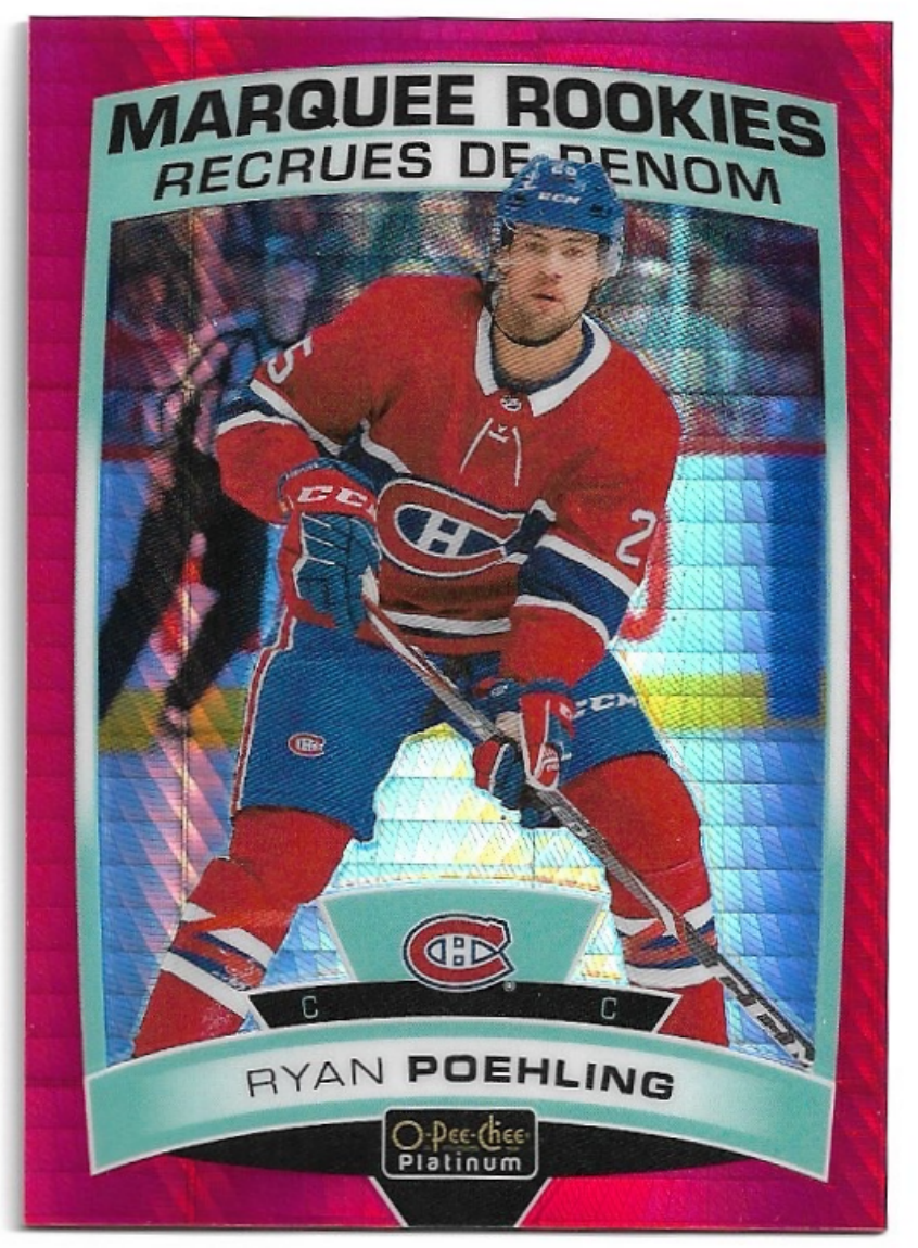 Marquee Rookies Red Prism RYAN POEHLING 19-20 UD O-Pee-Chee OPC Platinum /199