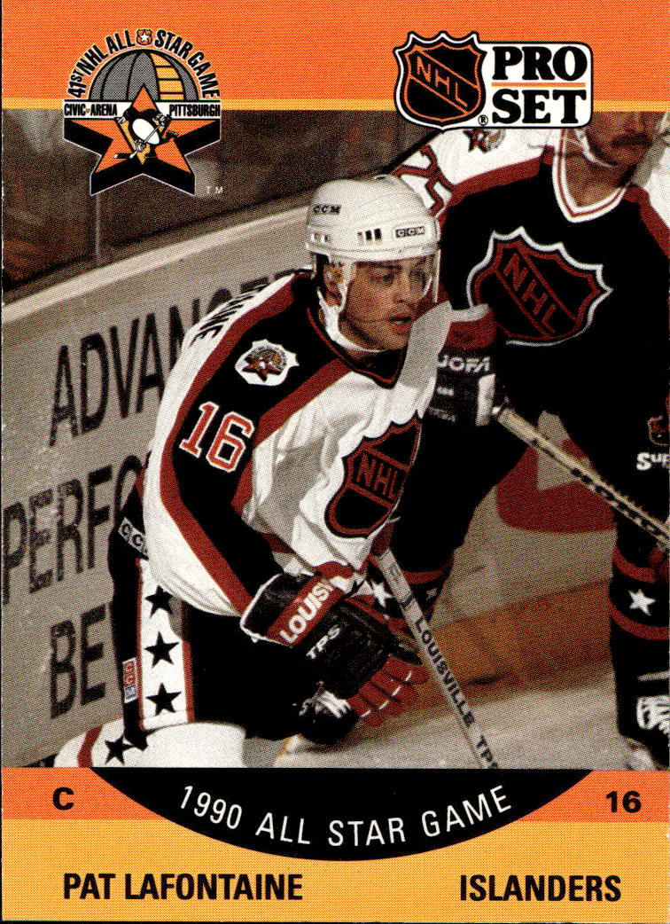 All-Star PAT LAFONTAINE 90-91 Pro Set (horší hrany)