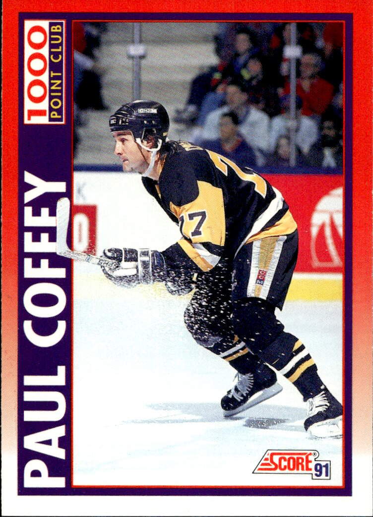 1000 Point Club PAUL COFFEY 91-92 Score Canadian