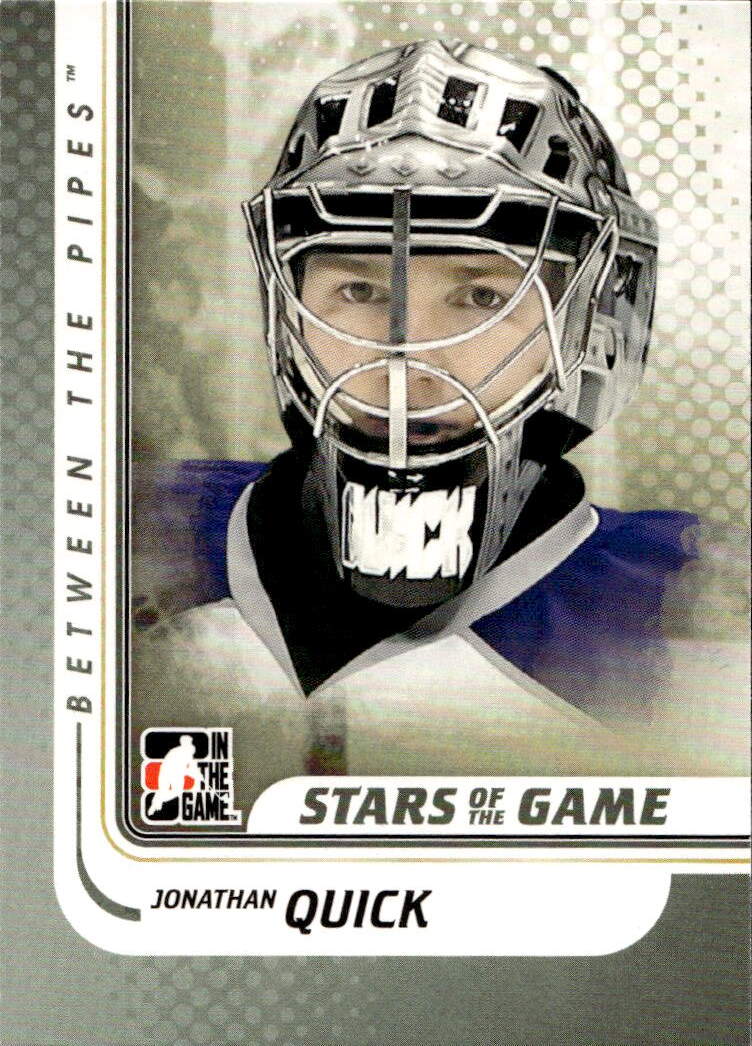 JONATHAN QUICK 10-11 In the Game Between the Pipes