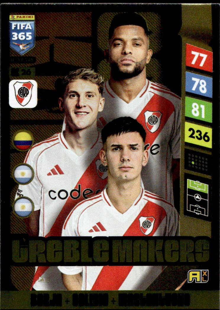 Treble Makers BORJA/COLDIO/MASTANTUONO 2025 Panini FIFA 365