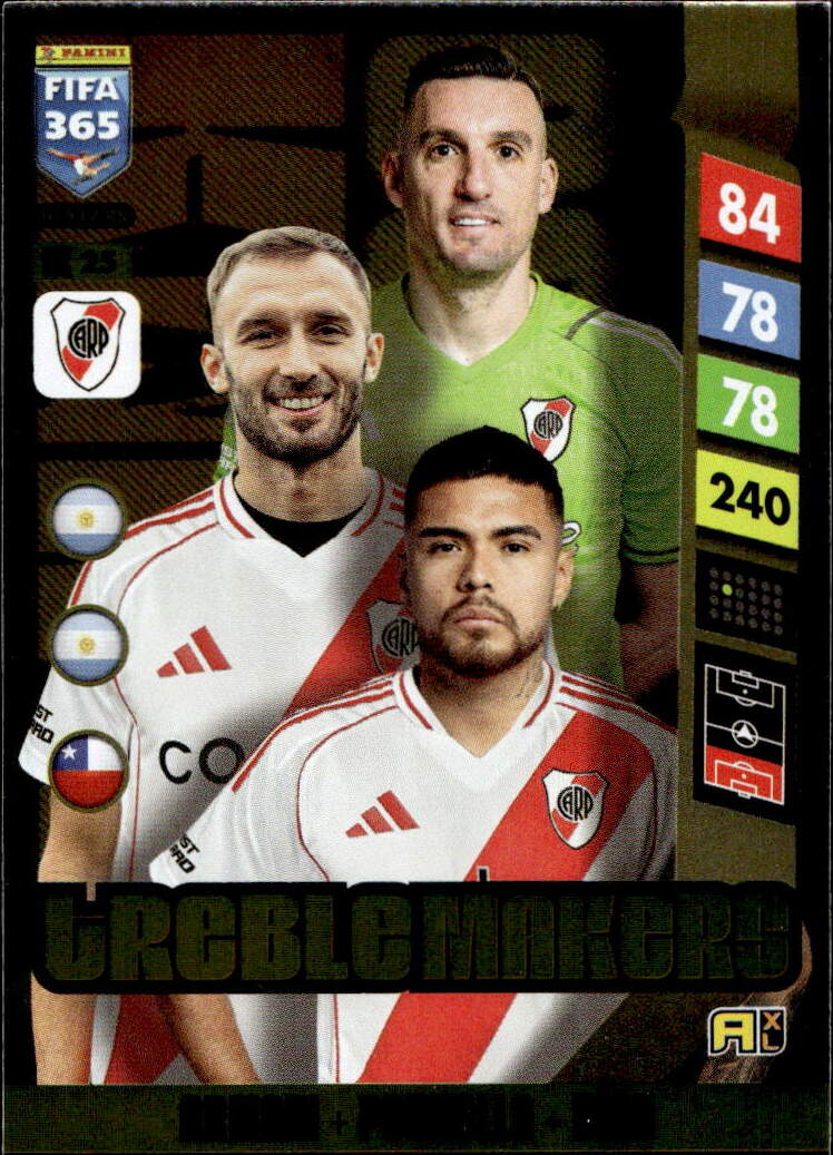 Treble Makers ARMANI/PEZZELLA/DIAZ 2025 Panini FIFA 365