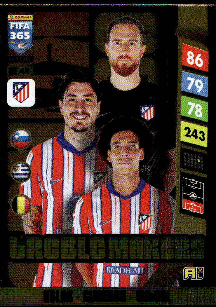 Treble Makers OBLAK/GIMENEZ/WITSEL 2025 Panini FIFA 365