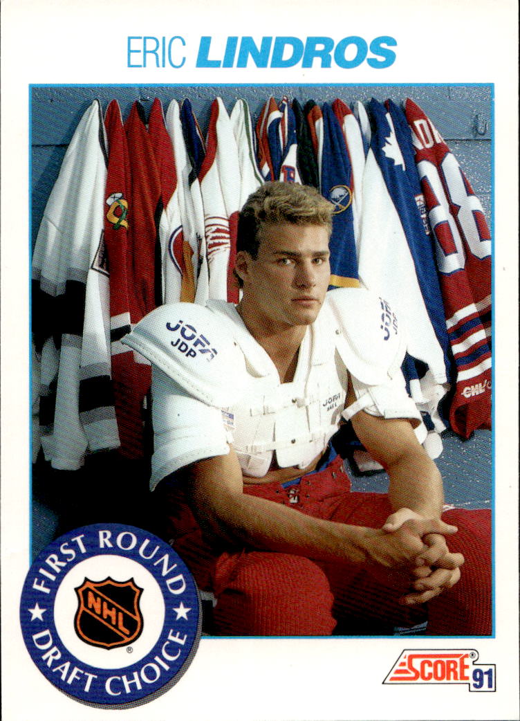 First Round Draft Choice ERIC LINDROS 91-92 Score American