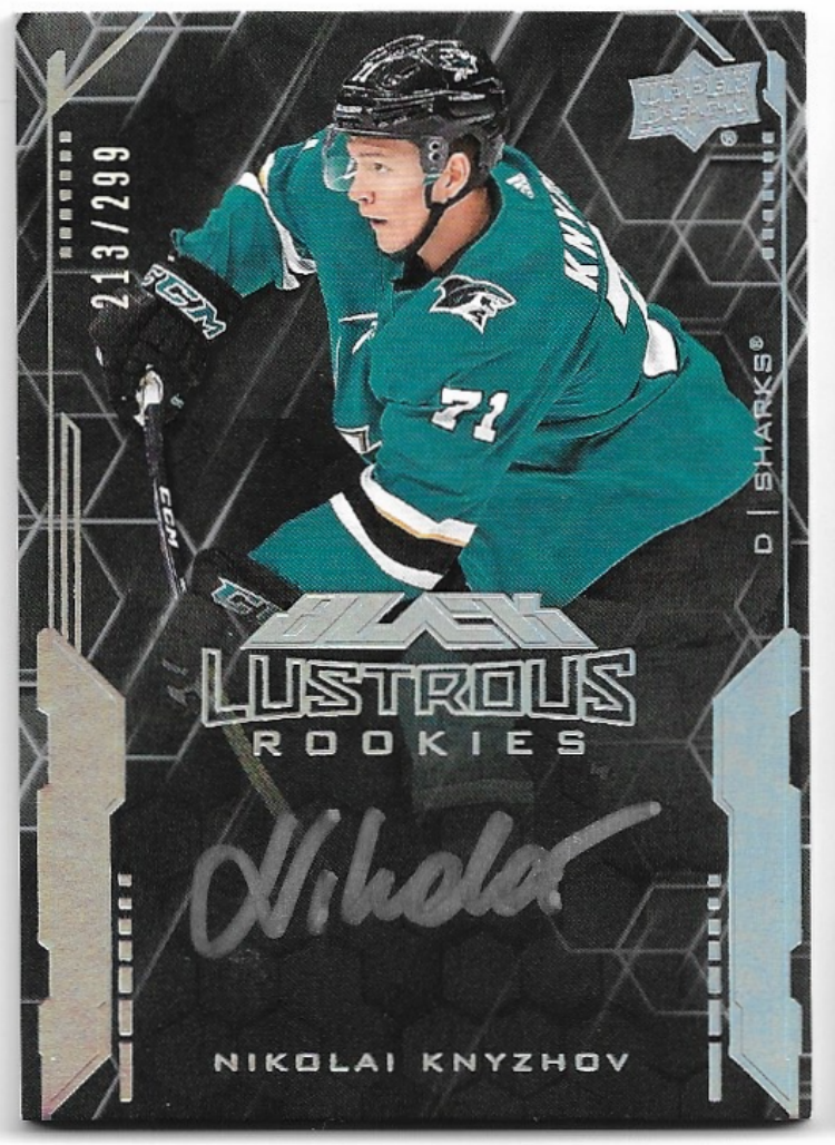 Auto Lustrous Black Rookies NIKOLAI KNYZHOV 20-21 UD Black /299