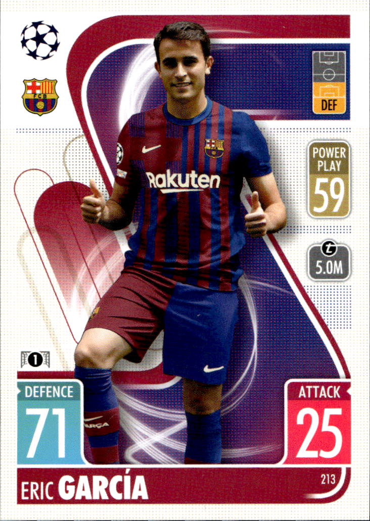 ERIC GARCIA 21-22 Topps Match Attax UCL