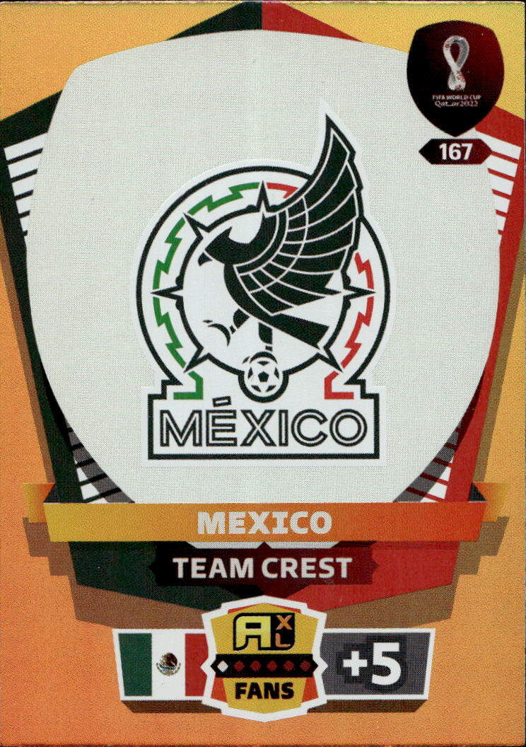 Team Crest MEXICO Panini Adrenalyn XL World Cup 2022
