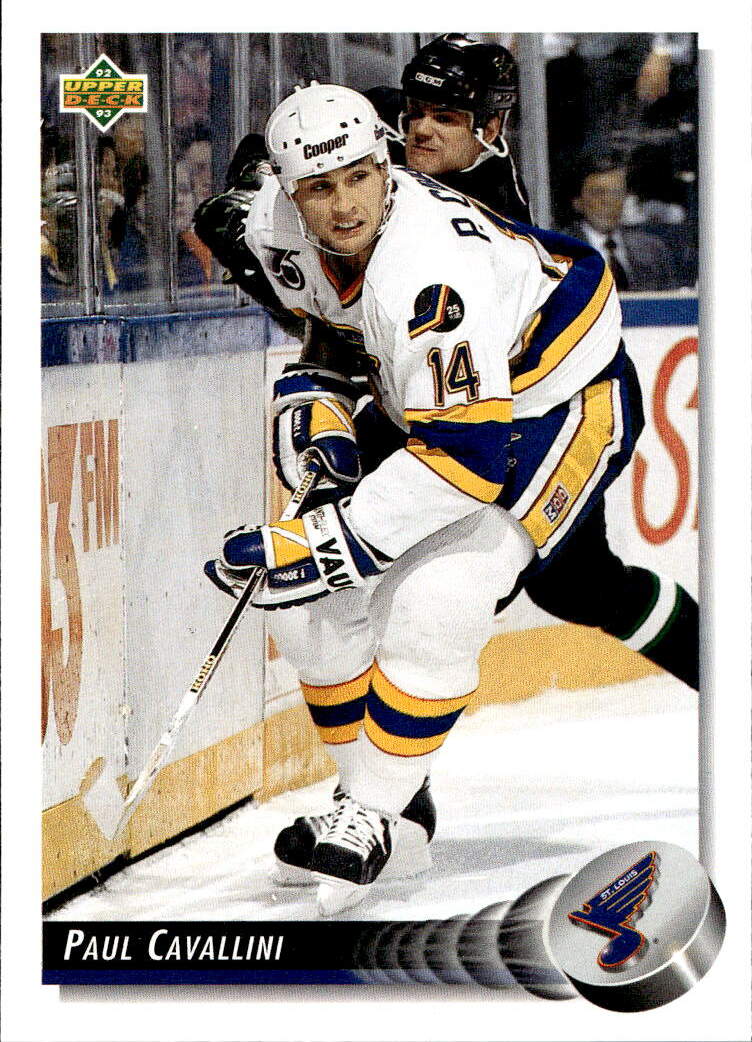 PAUL CAVALLINI 92-93 Upper Deck