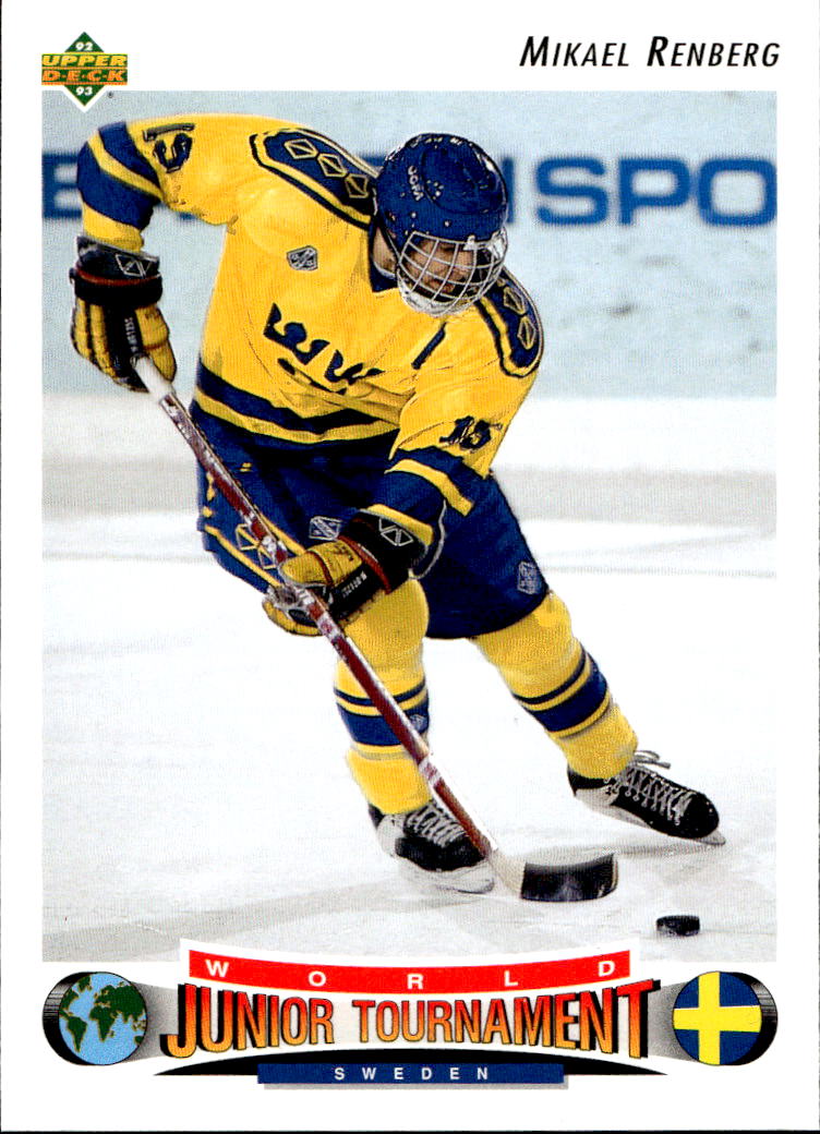 World Junior Tournament MIKAEL RENBERG 92-93 Upper Deck