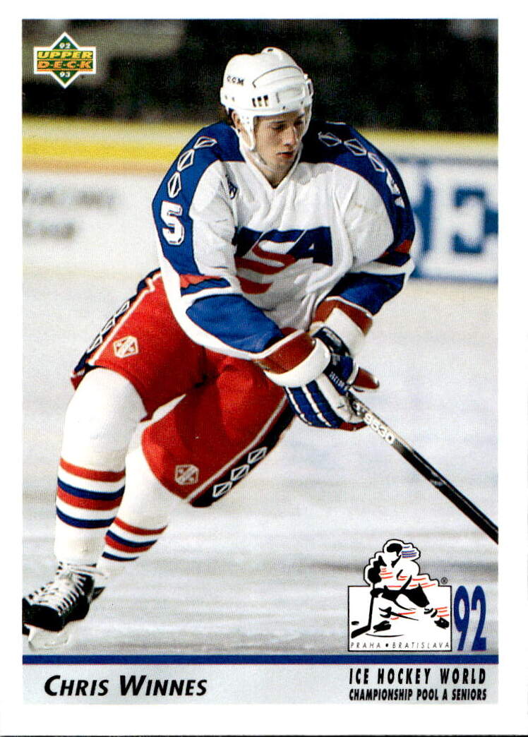 World Junior Tournament CHRIS WINNES 92-93 Upper Deck