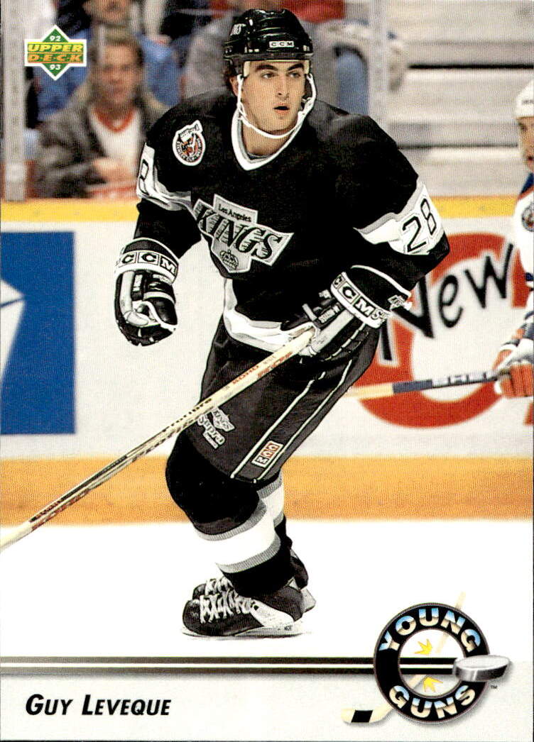 Rookie Young Guns GUY LEVEQUE 92-93 Upper Deck
