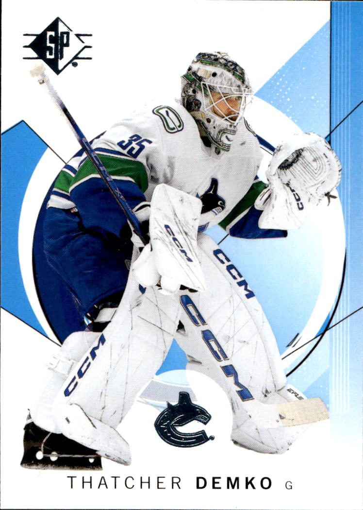 Blue THATCHER DEMKO 24-25 UD SP Hockey