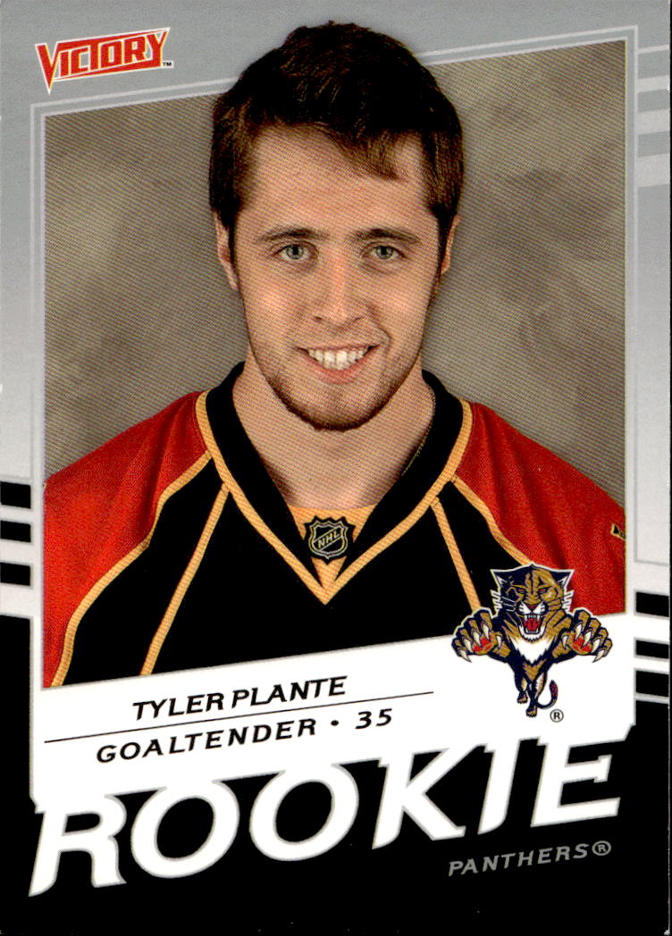Rookie TYLER PLANTE 08-09 UD Victory (horší růžek)
