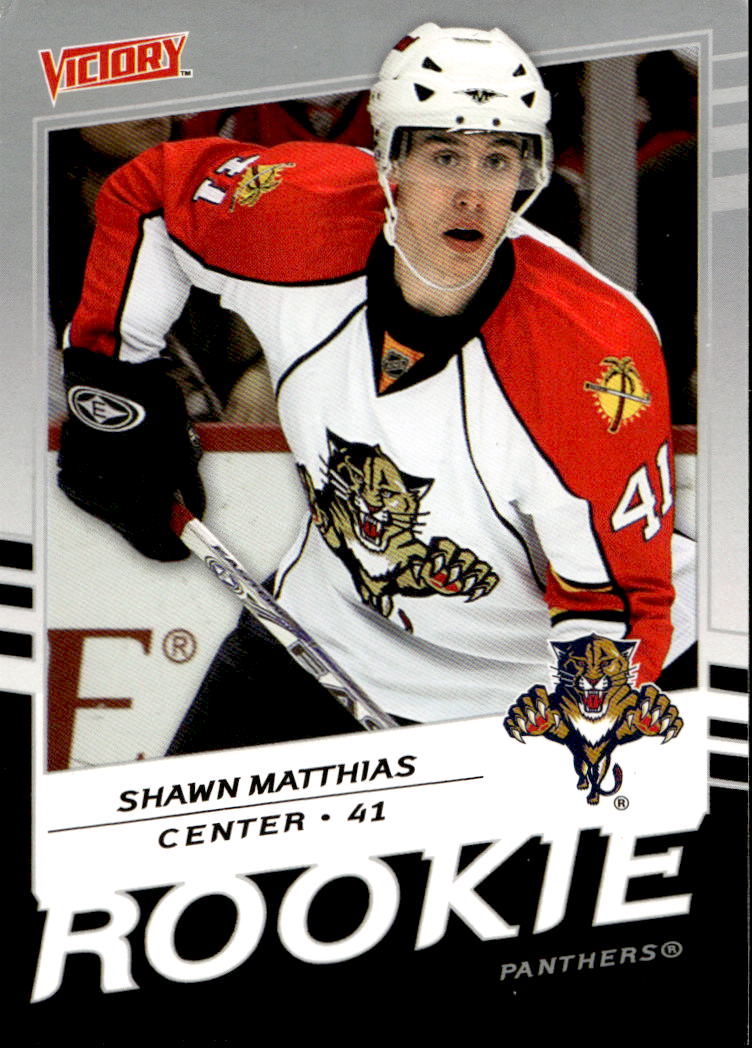 Rookie SHAWN MATTHIAS 08-09 UD Victory (horší růžek)