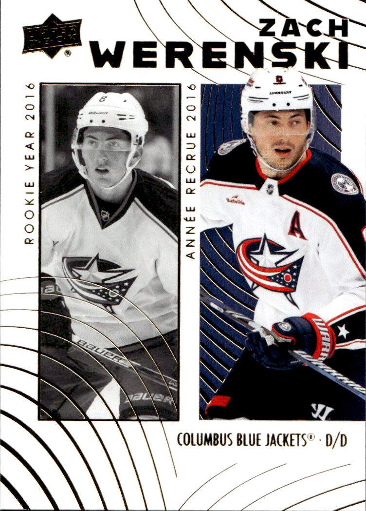 ZACH WERENSKI 24-25 UD Tim Hortons Retrospective Rookies