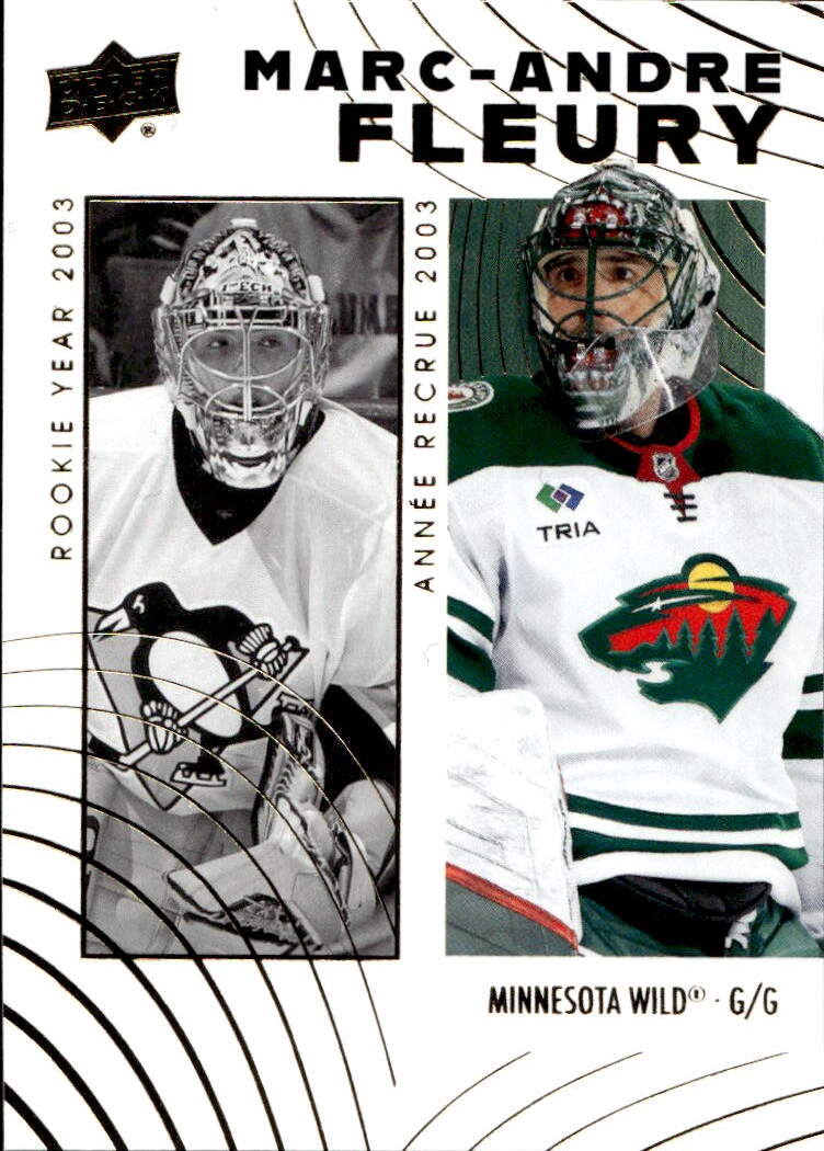 MARC-ANDRE FLEURY 24-25 UD Tim Hortons Retrospective Rookies
