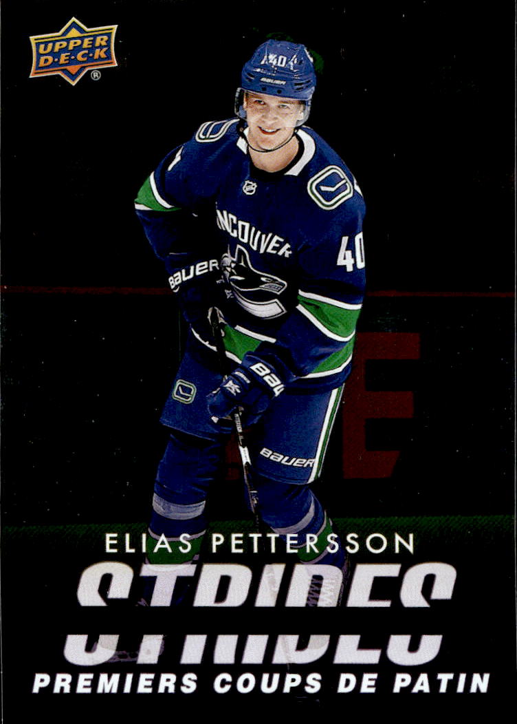 Initial Strides ELIAS PETTERSSON 24-25 UD Tim Hortons Retrospective Rookies