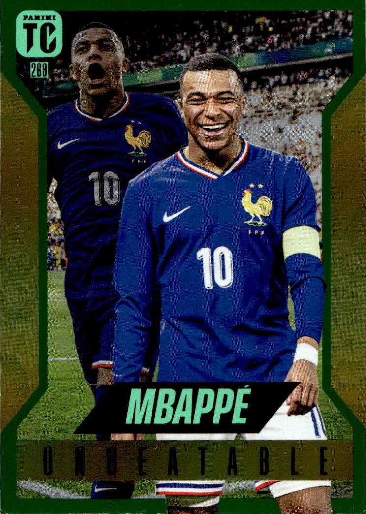 Green Light Unbeatable KYLIAN MBAPPE 2025 Panini Top Class