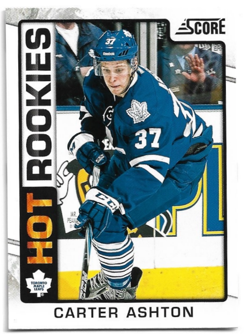 Hot Rookies CARTER ASHTON 12-13 Panini Score