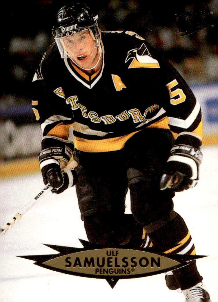 ULF SAMUELSSON 95-96 Fleer Ultra (decentně světlá hrana)