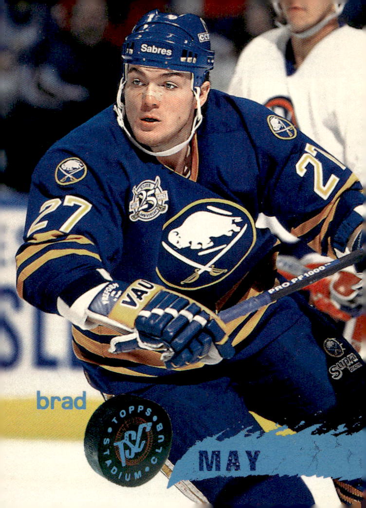BRAD MAY 95-96 Topps Stadium Club (světlé růžky)