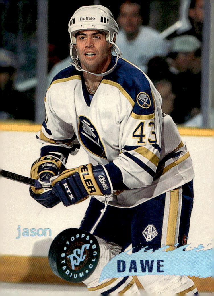 JASON DAWE 95-96 Topps Stadium Club (světlé růžky)
