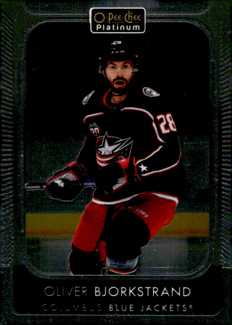 OLIVER BJORKSTRAND 21-22 UD O-Pee-Chee OPC Platinum